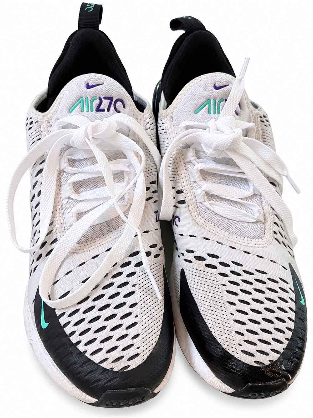 Nike Air Max 270 Grape White Purple Menta Sneakers Women’s 8